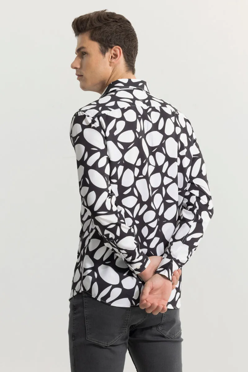 Abstracto Pebble White Shirt