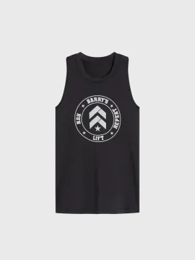 BARRY'S BLACK RACERBACK TANK