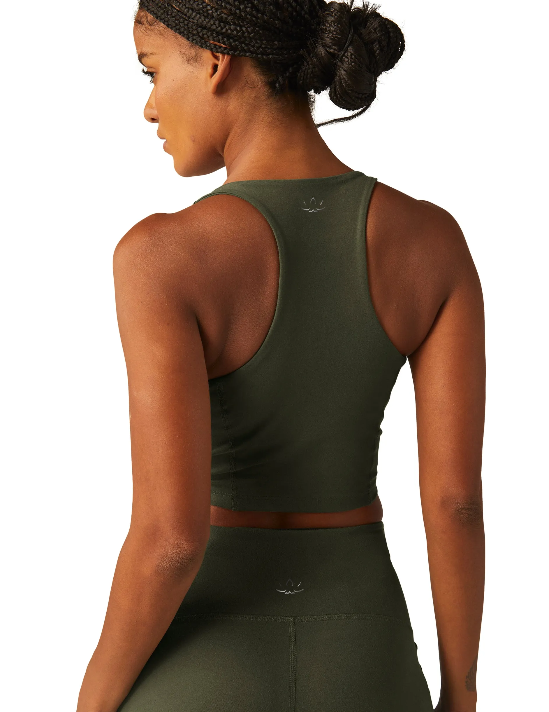 Beyond Yoga PowerBeyond Intensity Racerback Tank - Olive