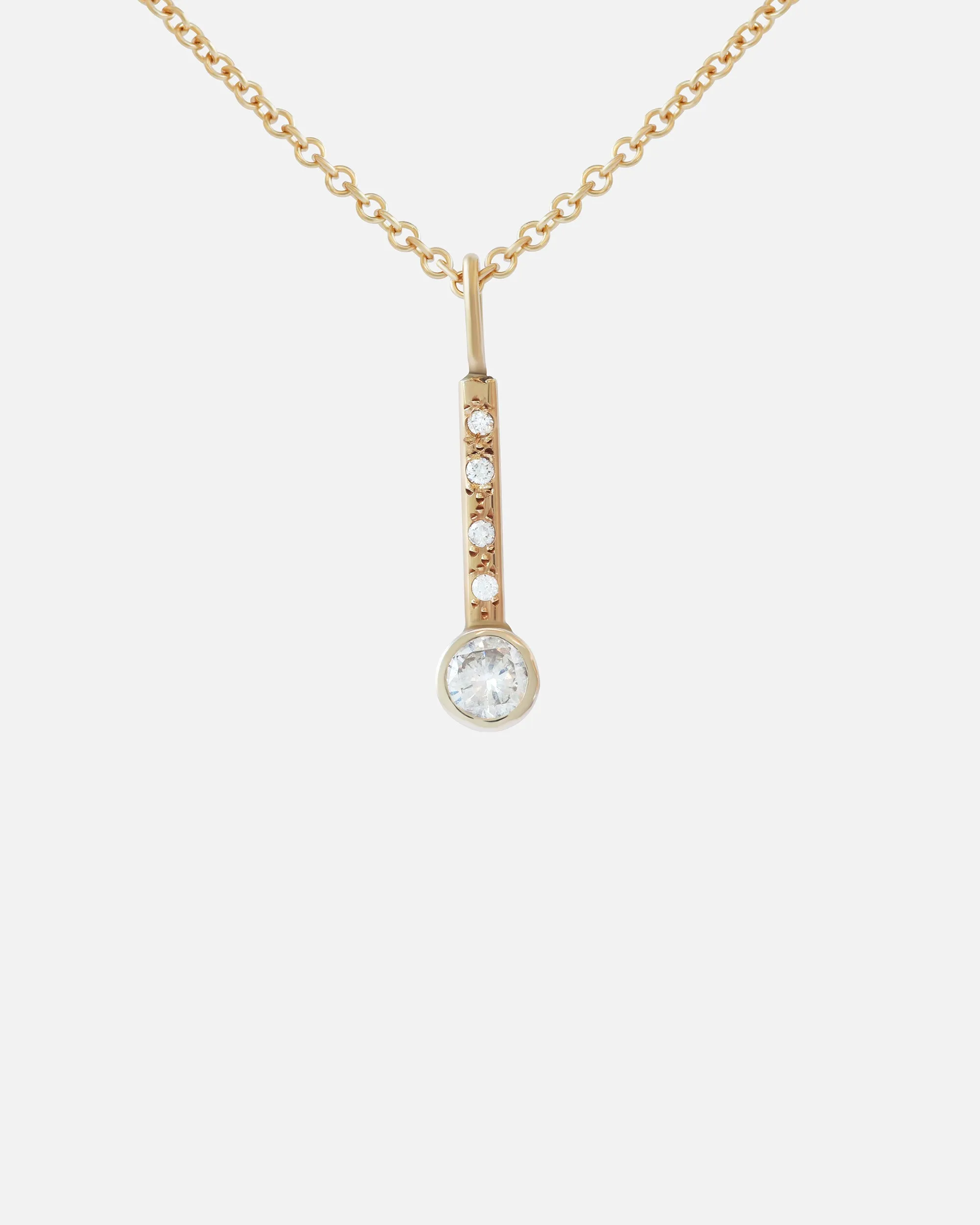 Bezel Stick / Diamond Necklace