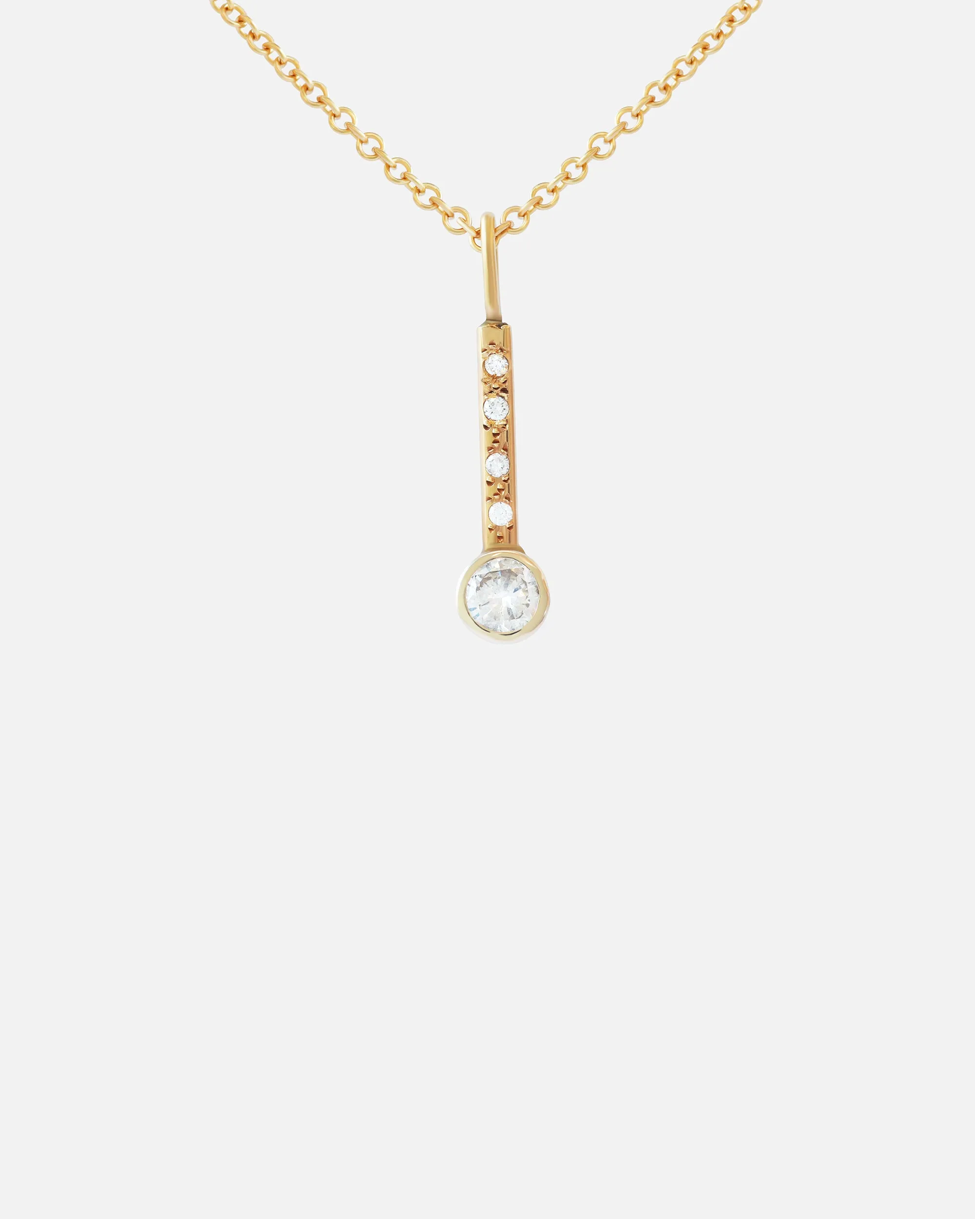 Bezel Stick / Diamond Necklace