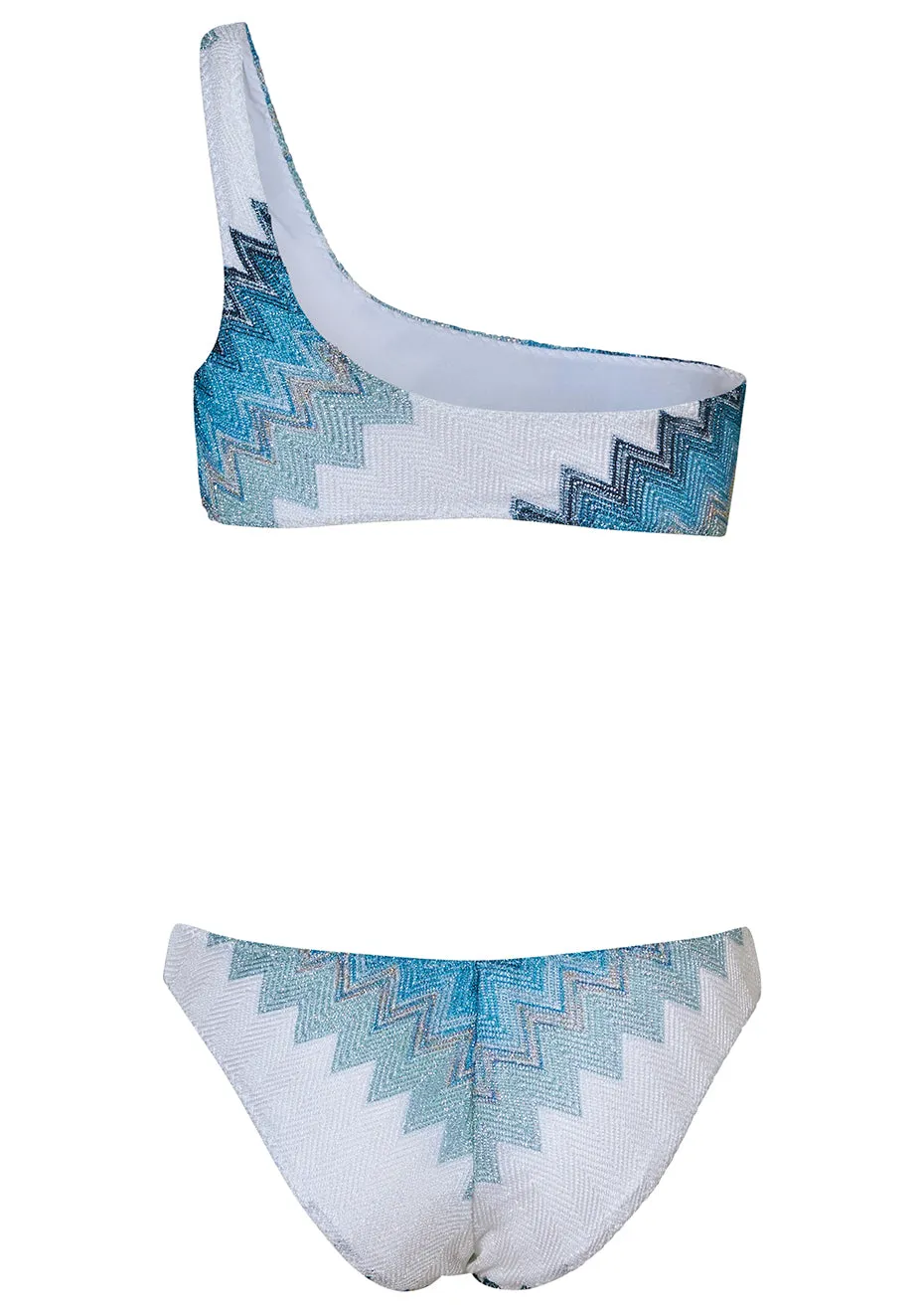 Bikini White/Sky/Blue Lamé