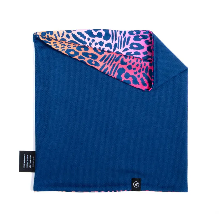 Blenders Cheetah Navy Neck Warmer