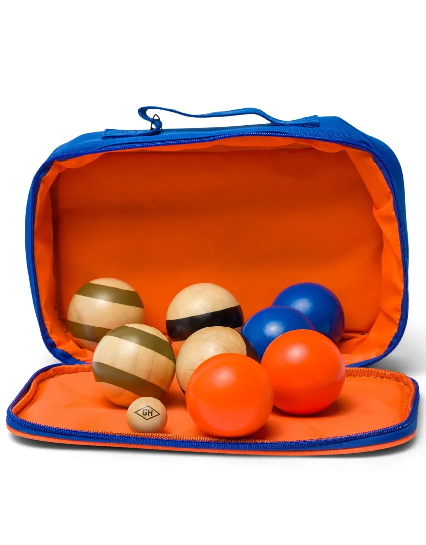 Bocce Ball Set with Travel Case