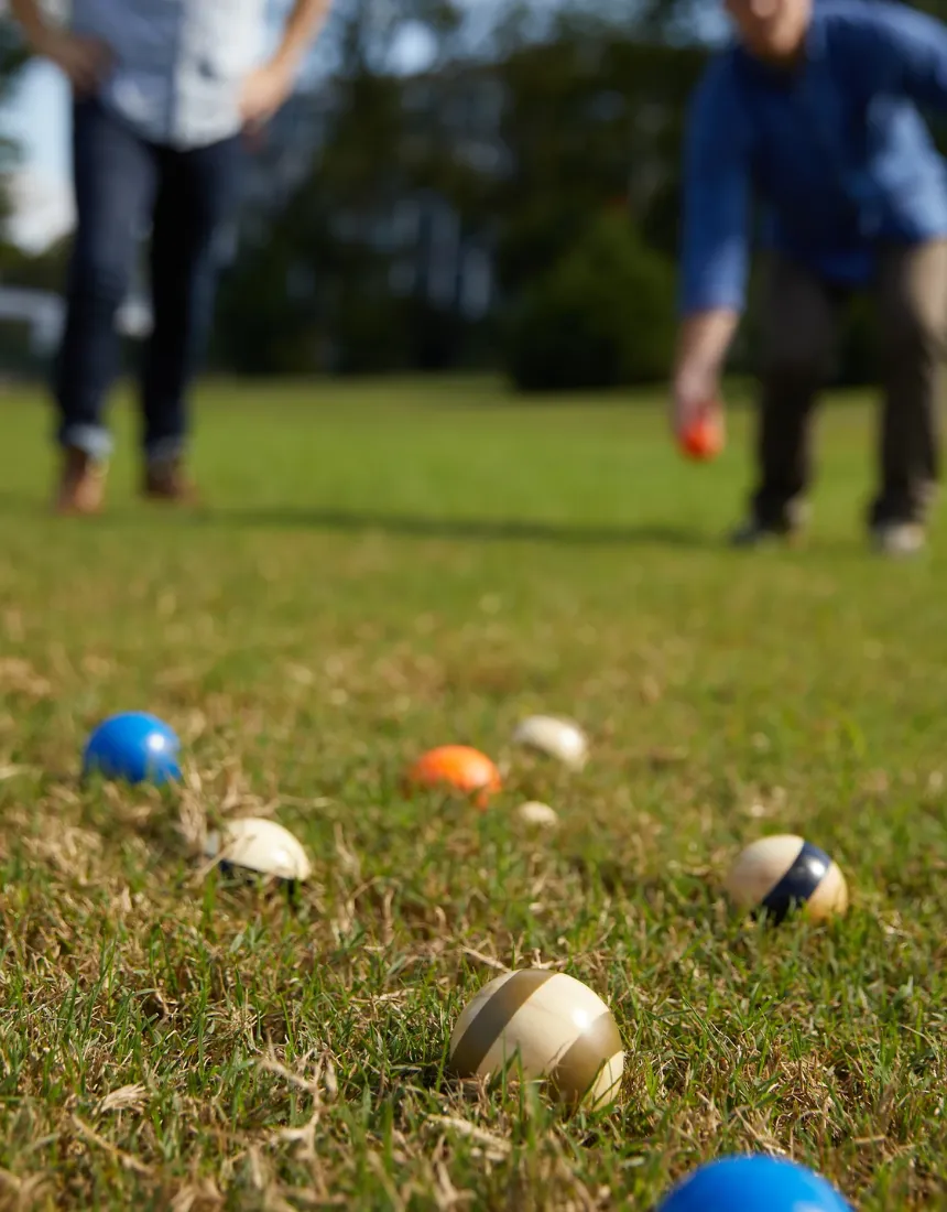 Bocce Ball Set with Travel Case