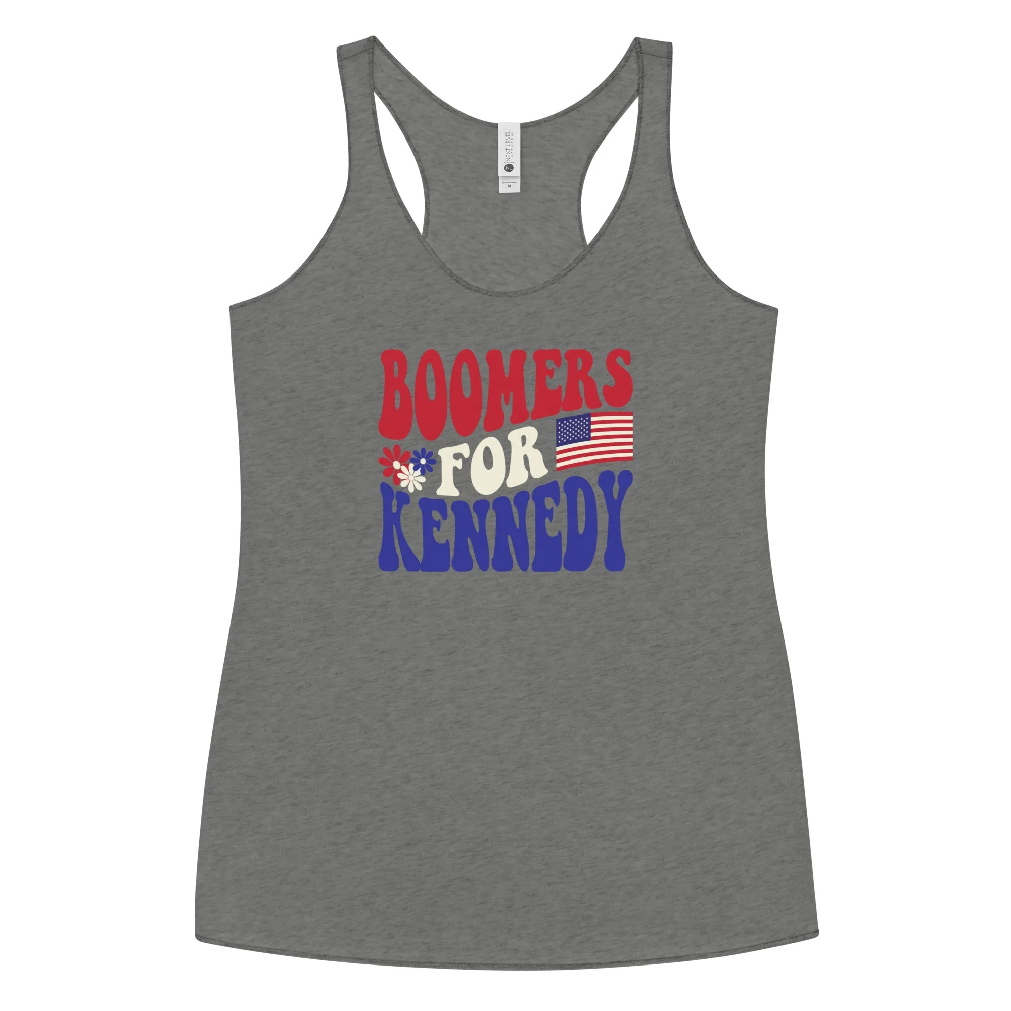 Boomers for Kennedy Women's Racerback Tank