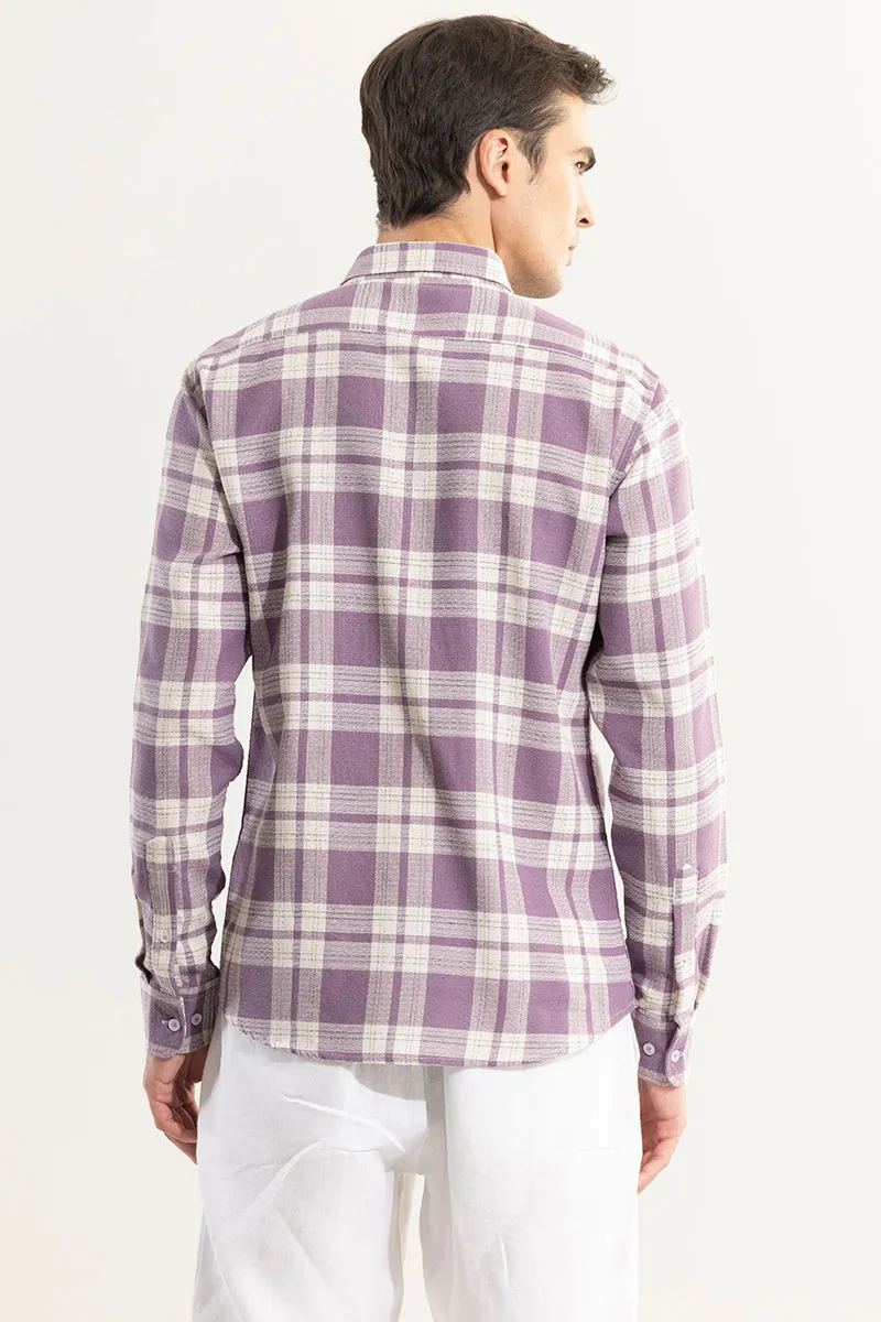 Breezy Lavender Checks Shirt