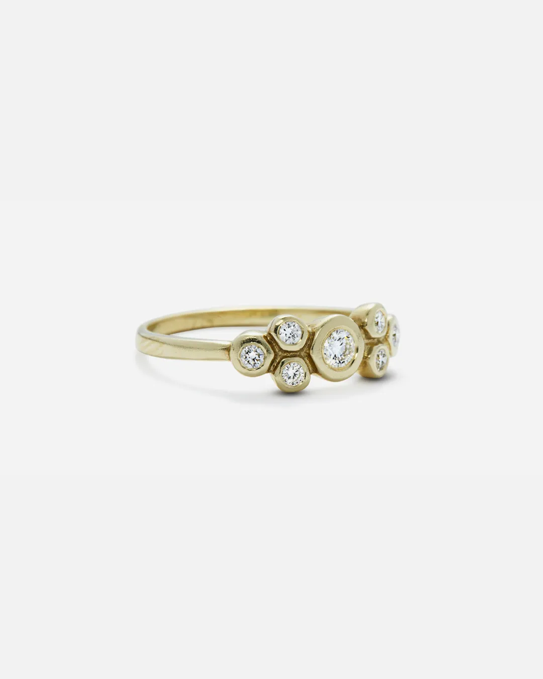 Bubble 2 / White Diamond Ring