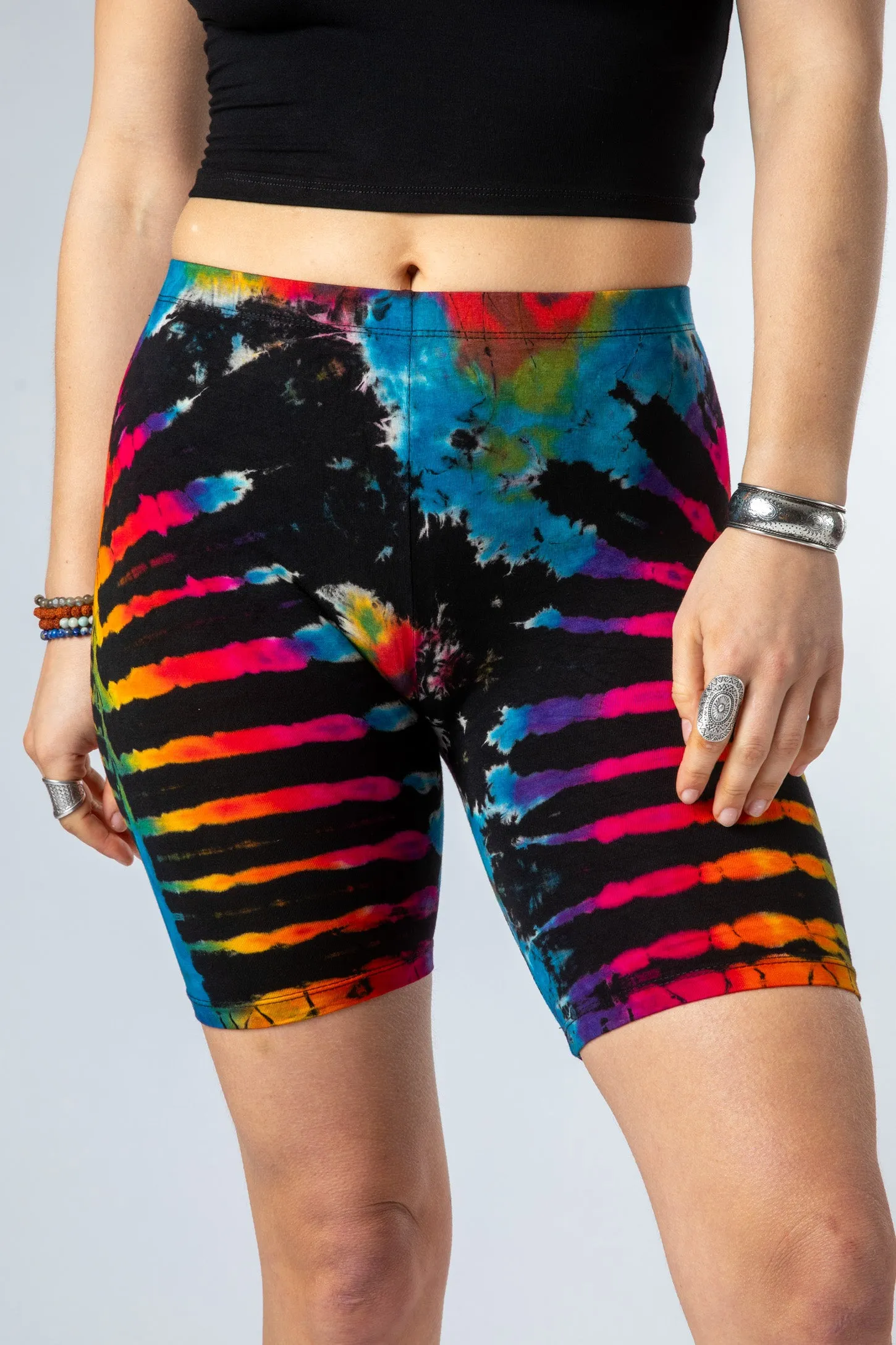 Carly Tie Dye Bike Shorts