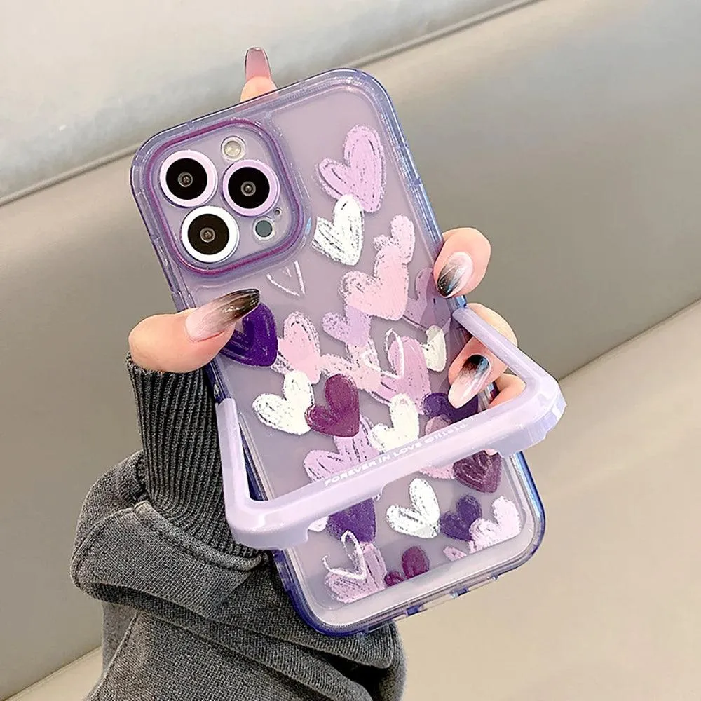 Cartoon Bear Rabbit Bumper Cute Phone Cases For iPhone 14 11 12 13 Pro Max