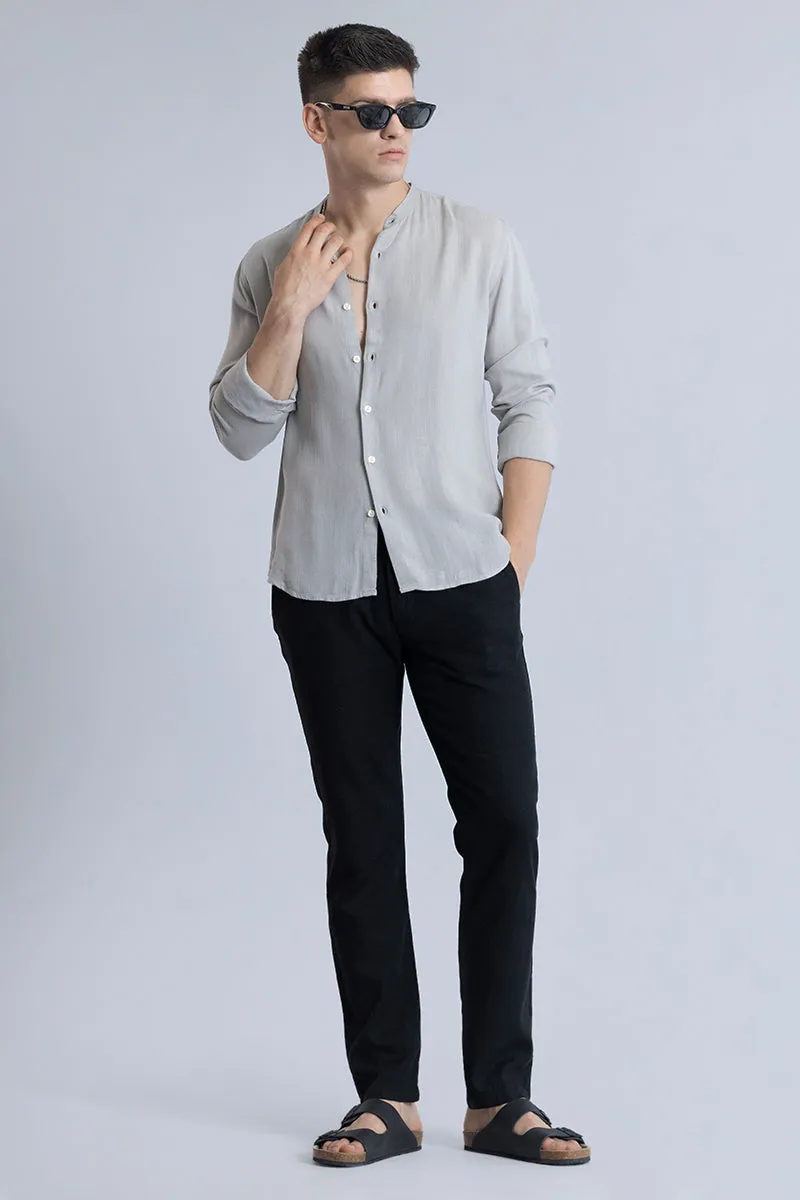 Coastal Linen Grey Shirt