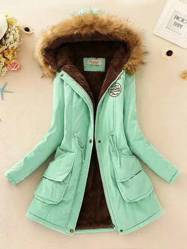 Cotton Padded Winter Hooded Coat