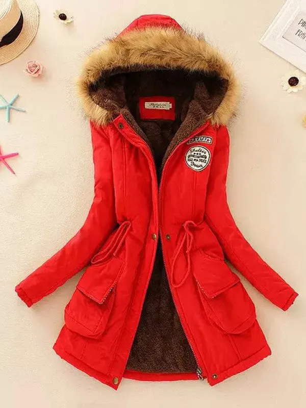 Cotton Padded Winter Hooded Coat