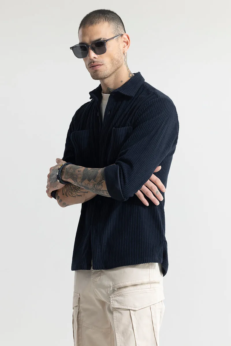 Cozy Cord Navy Shirt