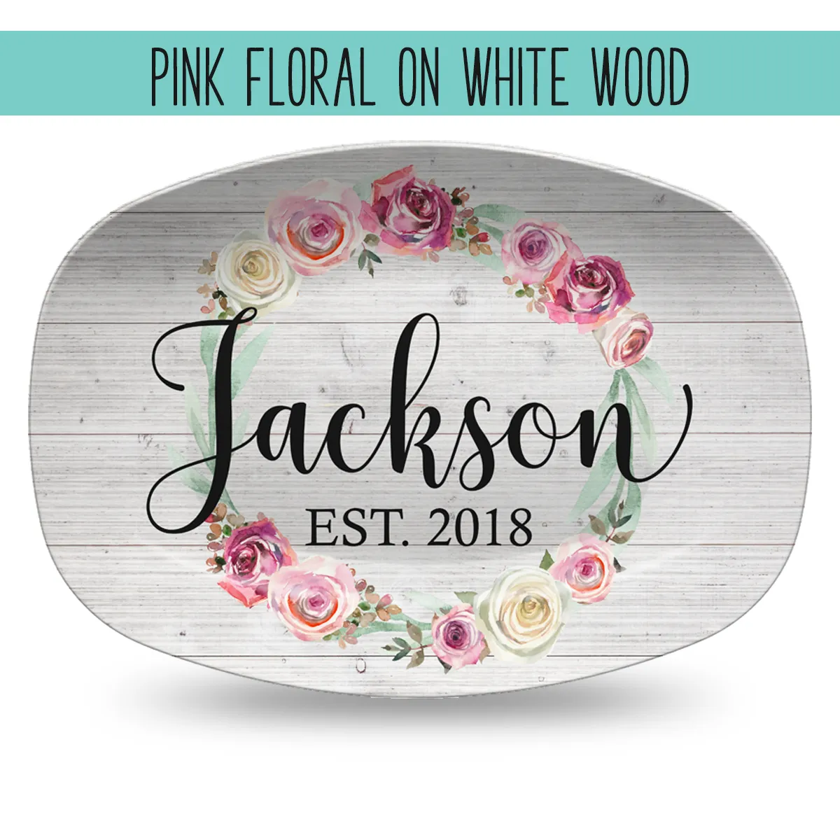 Custom Farmhouse Personalized Platters