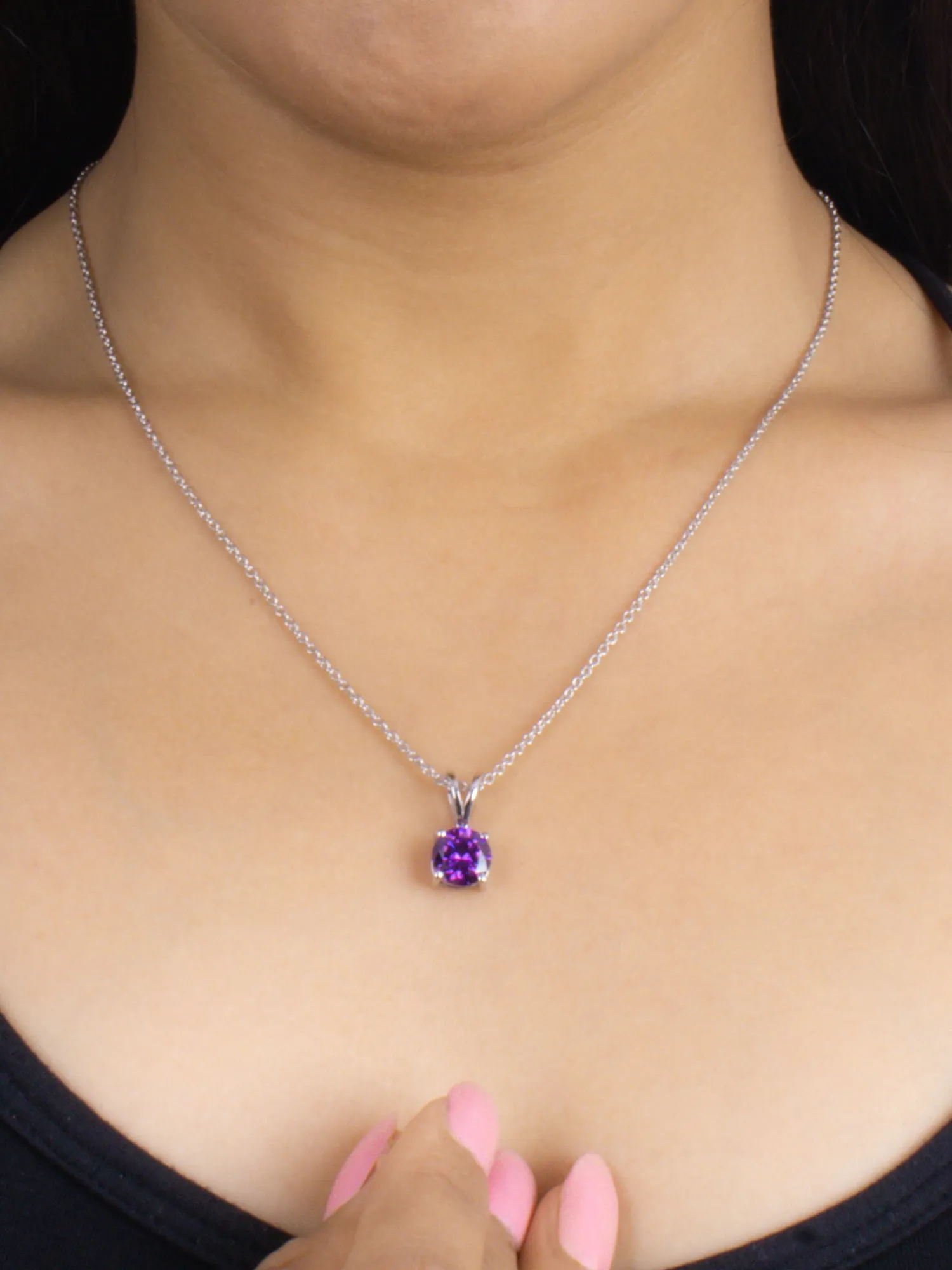 Daily Wear Amethyst Pendant