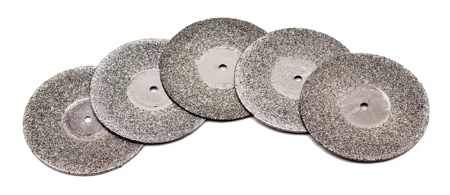 Diamond Cut-Off Wheels w/ Mandrel (6 piece set)