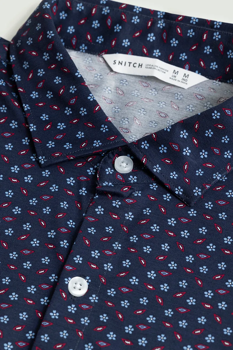 EasyFlex Flora Motif Shirt