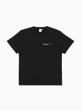 Embroidered Unreal T-shirt Black