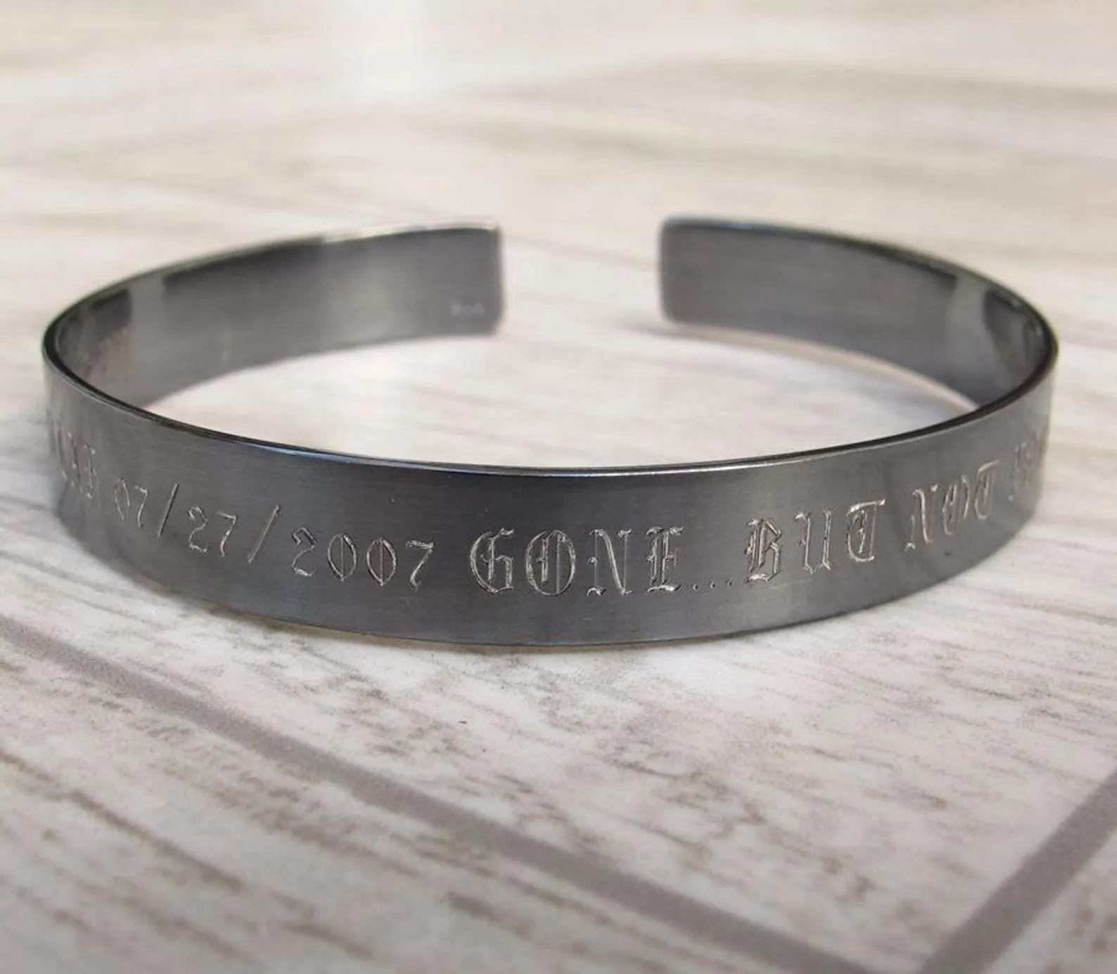 Engravable Mens Bracelet - Husband Gift