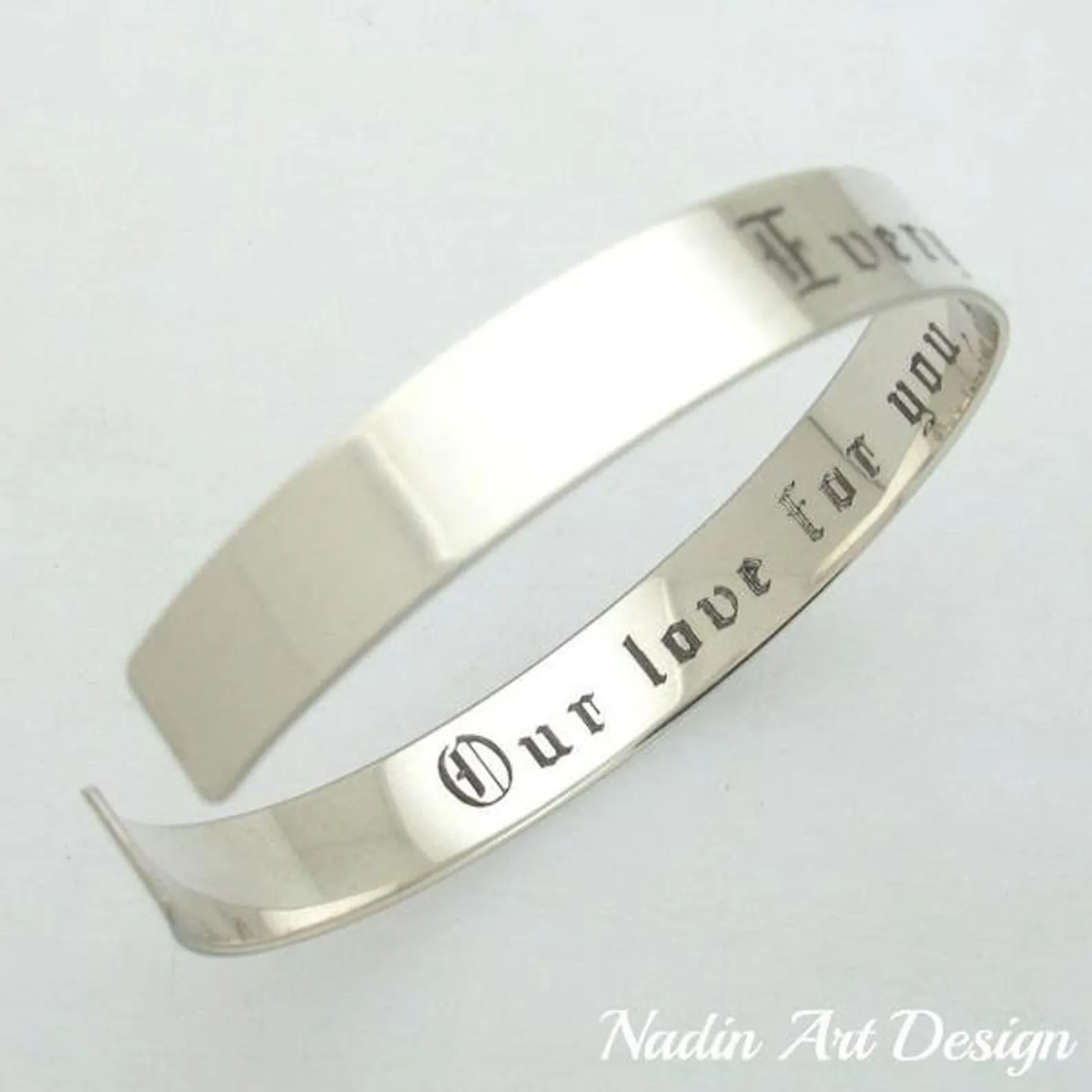 Engravable Mens Bracelet - Husband Gift