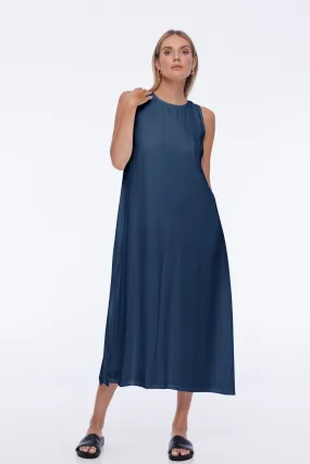 Finally Here Dress - Indigo