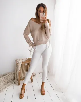 Flavia Knit - Beige