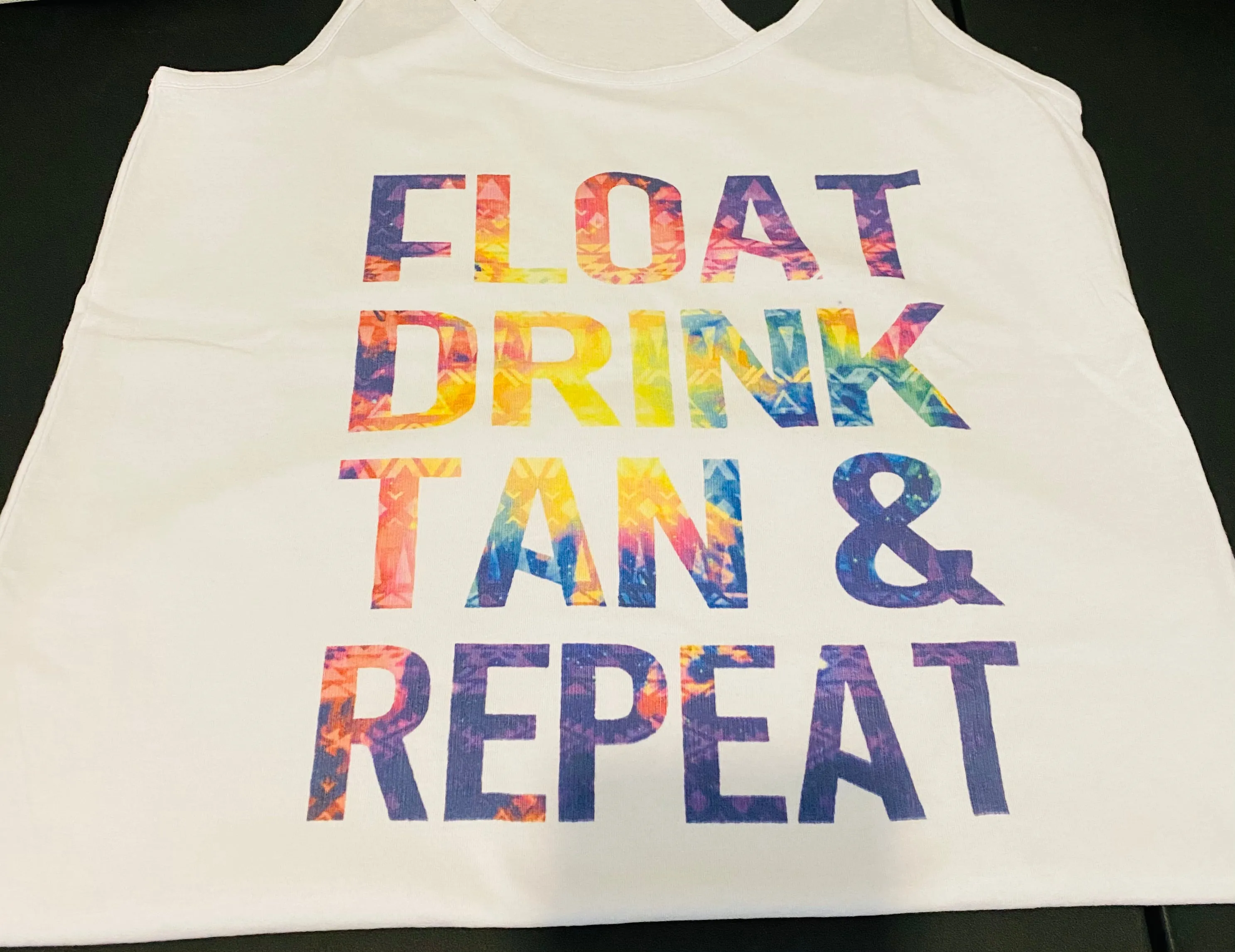 Float Drink Tan Repeat