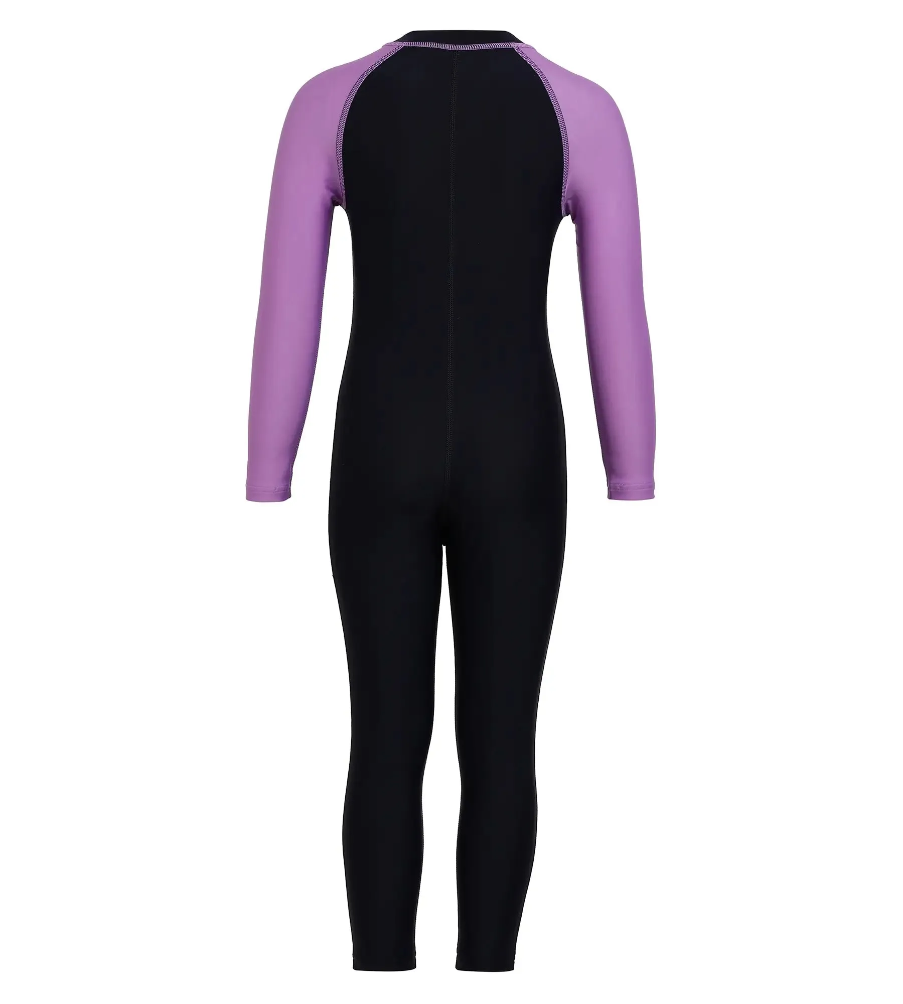 Girl's Endurance All In one Full Body Suit Swimwear - Truenavy & Sweet Purple