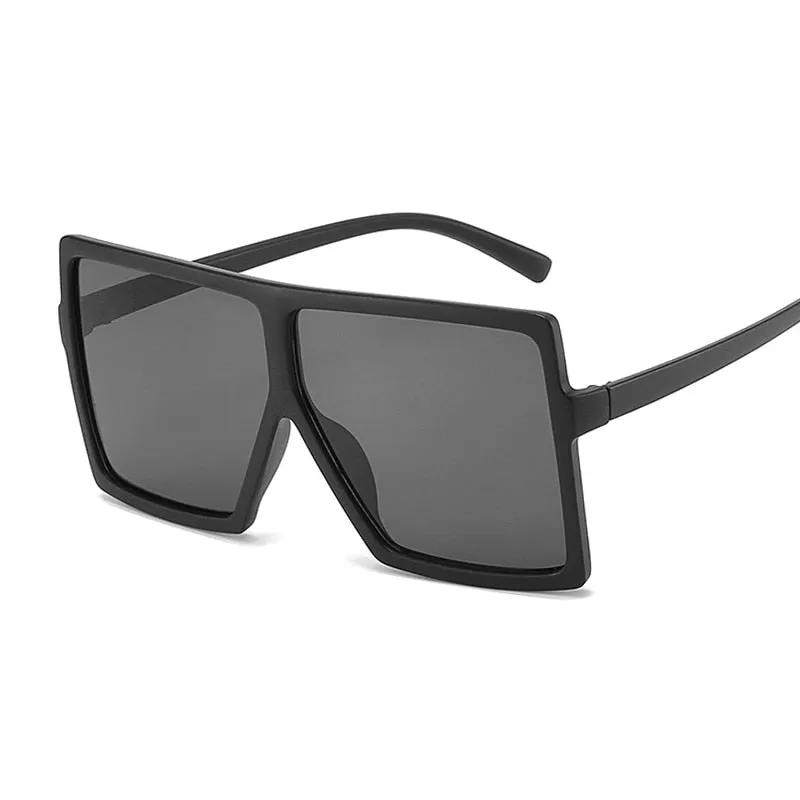 Golden Horizon Sunnies Übergroße quadratische Sonnenbrille für Damen