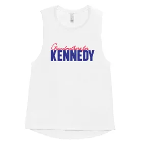 Grandmothers for Kennedy Ladies' Muscle Tank