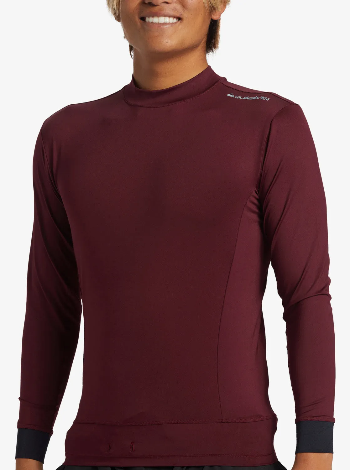 Highline UPF50 Long Sleeve Rashguard - Wine