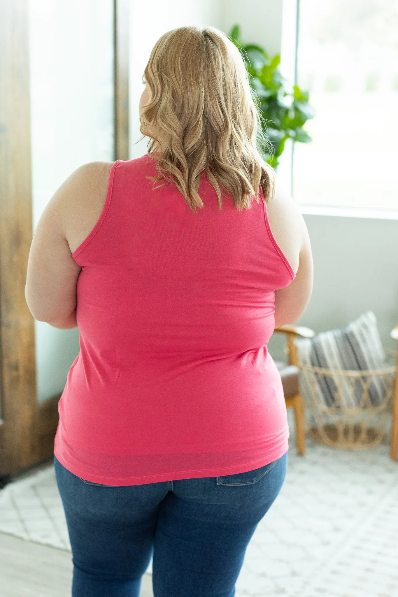 IN STOCK Criss Cross Tank - Pink