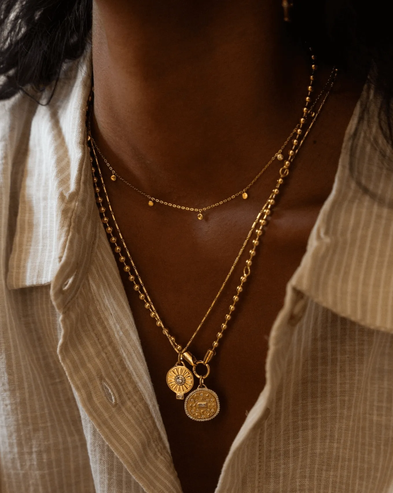 Intuition Medallion - Gold Vermeil