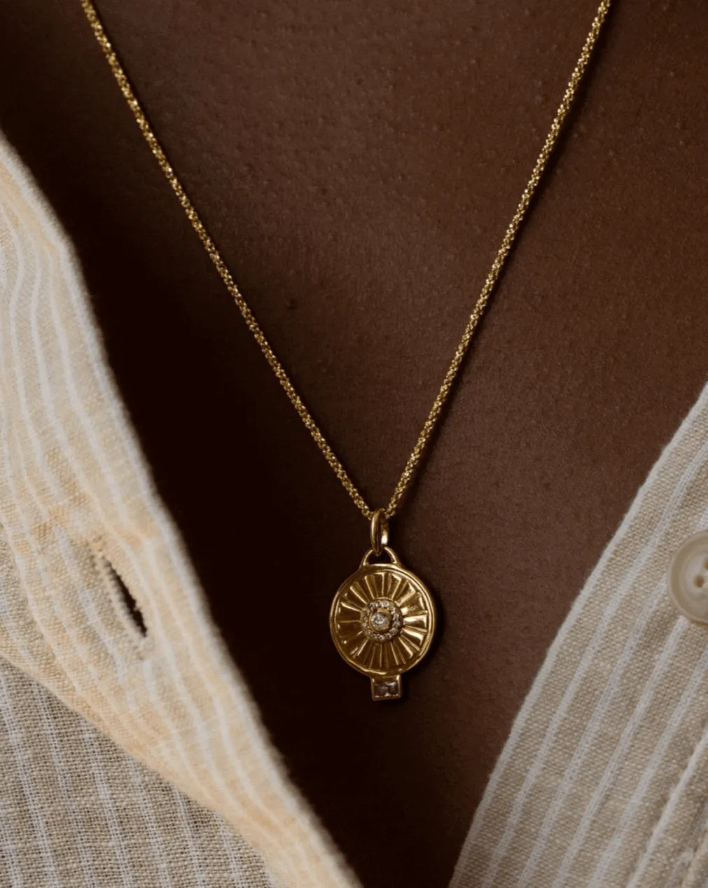 Intuition Medallion - Sterling Silver