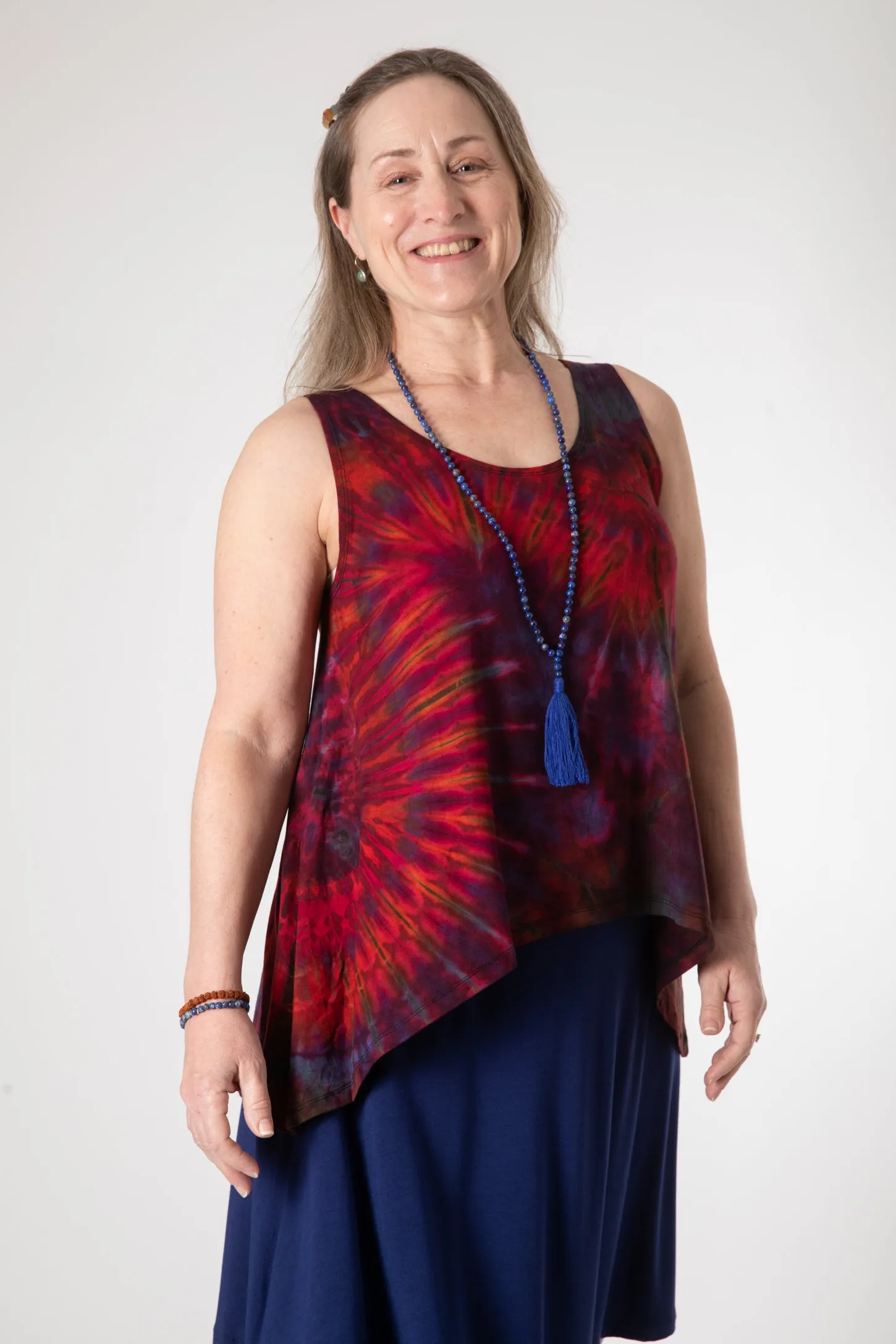 Isra Mudmee Tie Dye Flow Tank Top