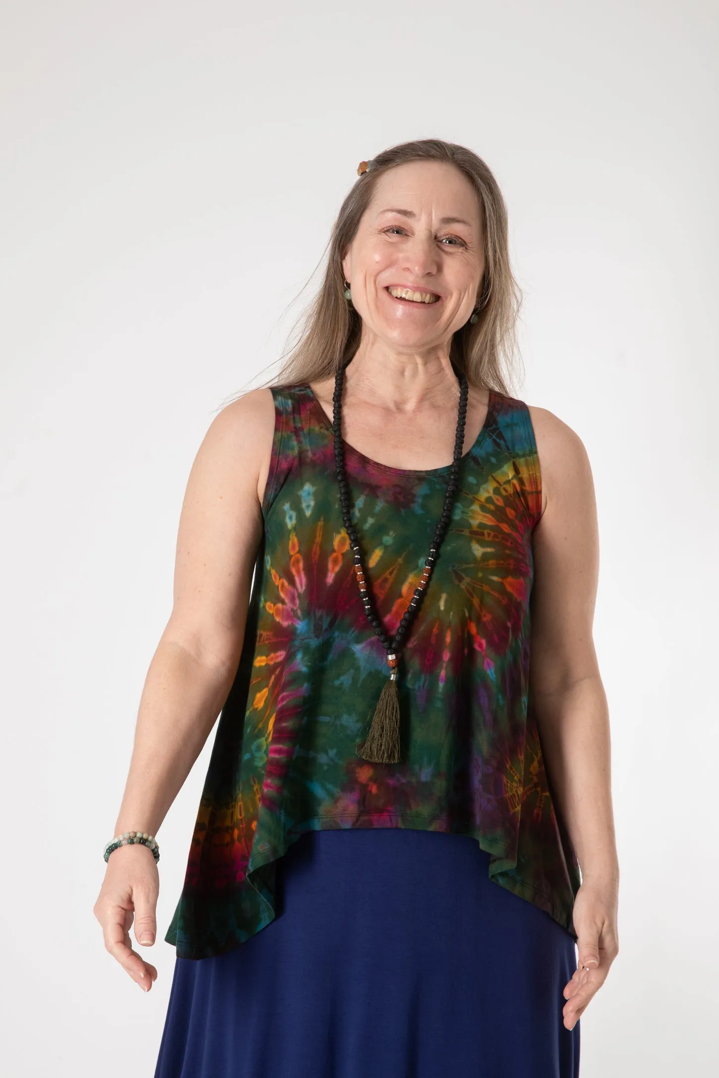 Isra Mudmee Tie Dye Flow Tank Top