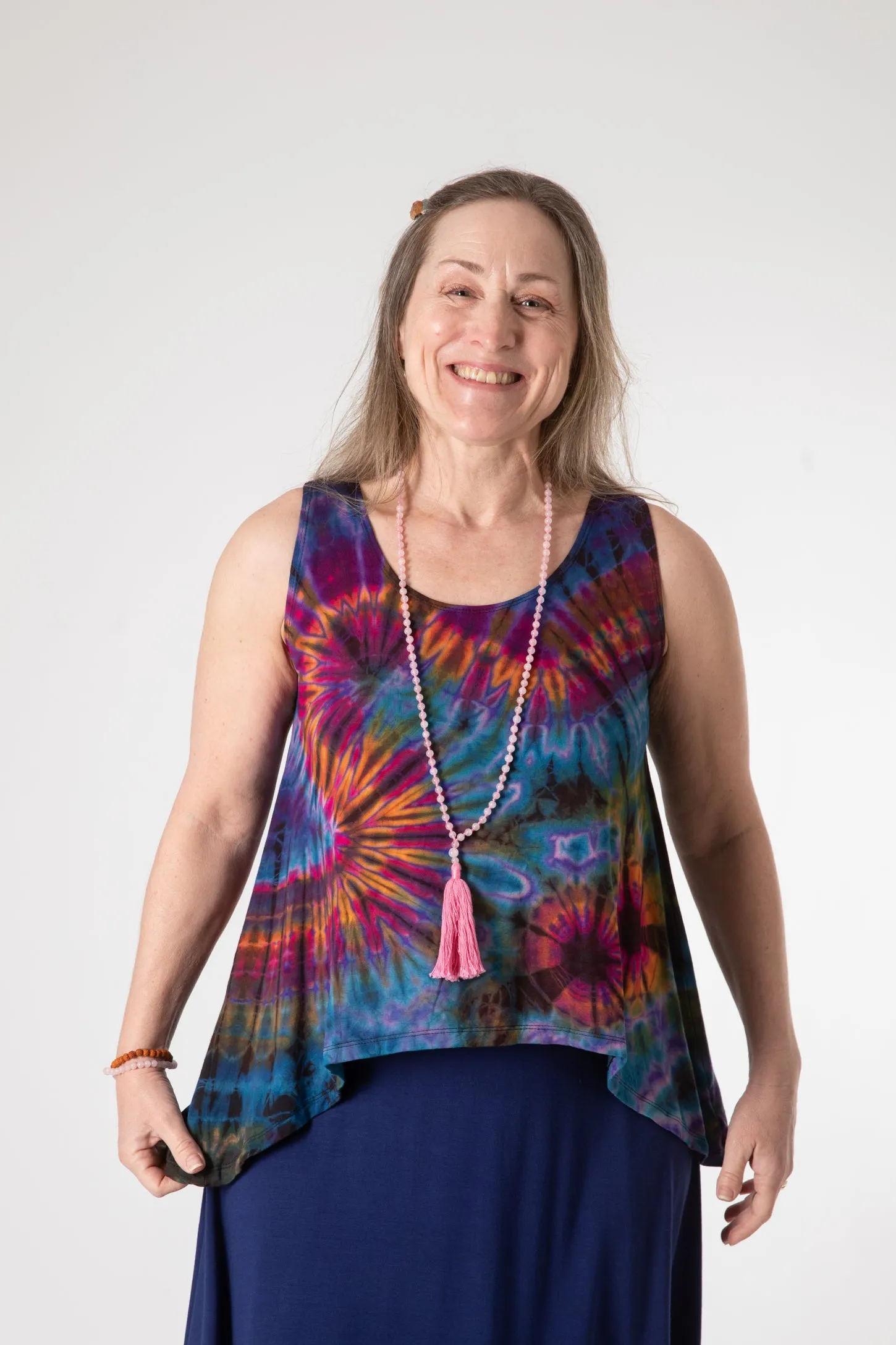 Isra Mudmee Tie Dye Flow Tank Top