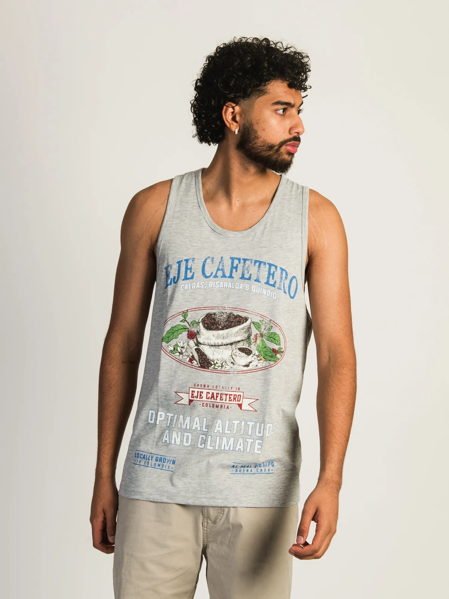 KOLBY JULIAN SCATTER PRINT TANK - EJE CAFETERO