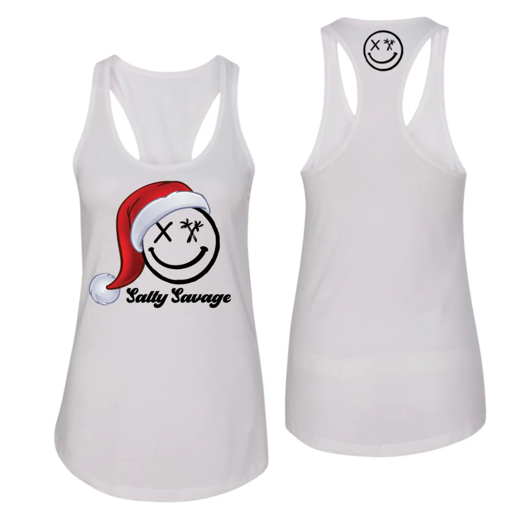 Ladies "Salty Santa" Racerback Tank