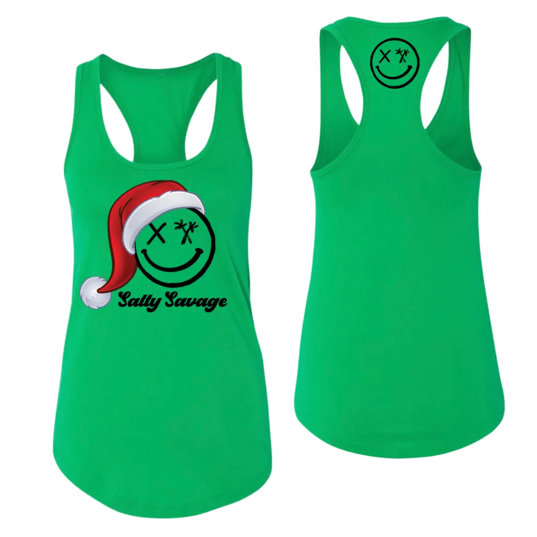 Ladies "Salty Santa" Racerback Tank