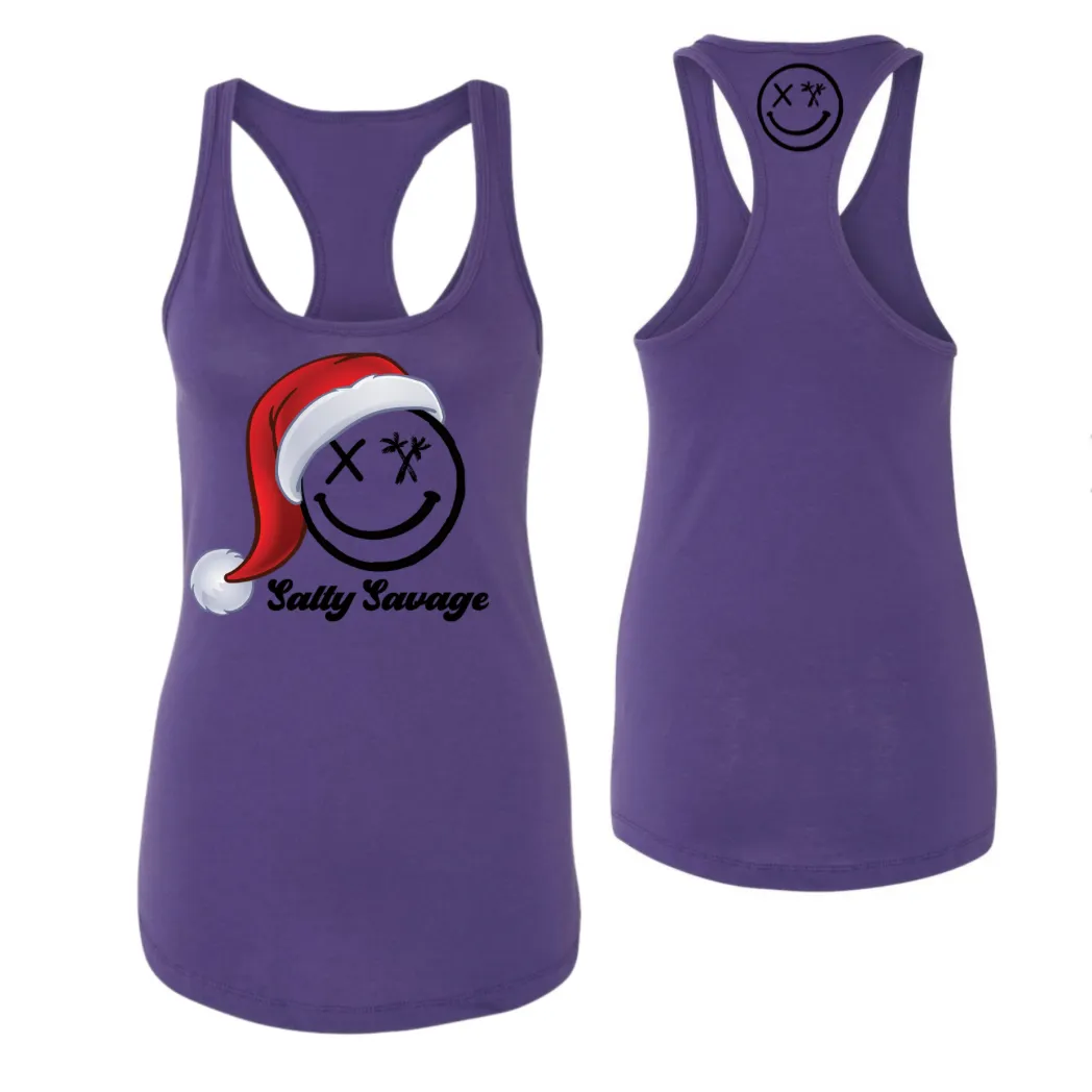 Ladies "Salty Santa" Racerback Tank