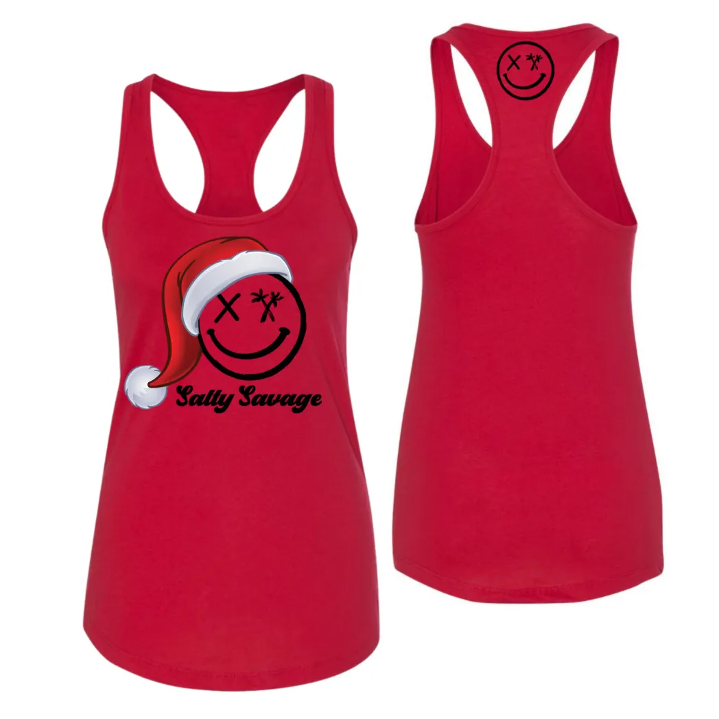 Ladies "Salty Santa" Racerback Tank