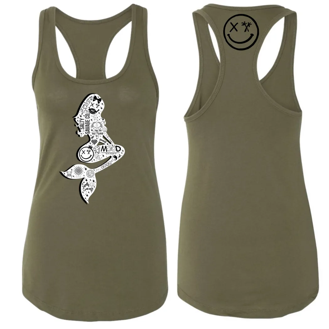 Ladies "Salty Siren" Racerback Tank