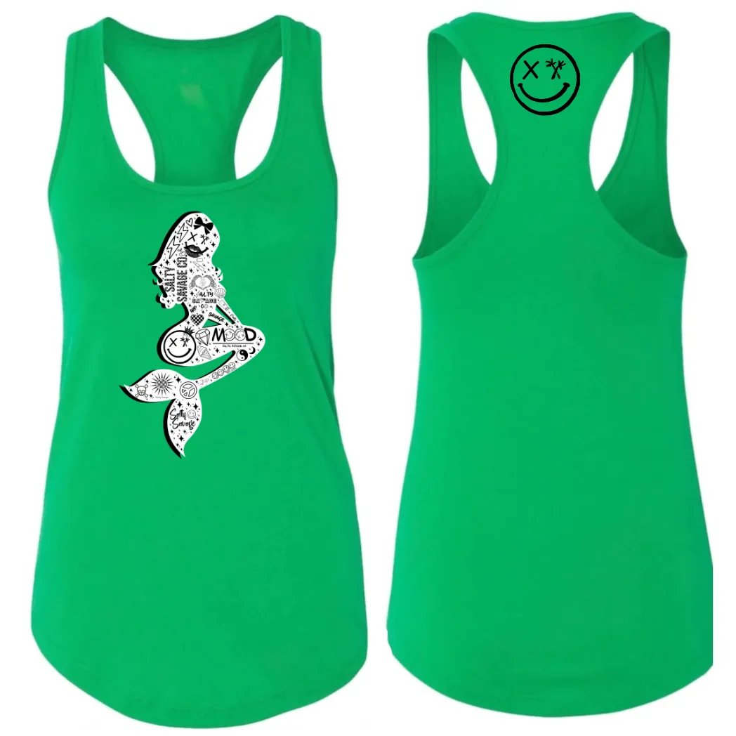 Ladies "Salty Siren" Racerback Tank