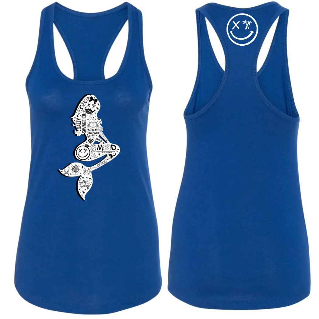 Ladies "Salty Siren" Racerback Tank