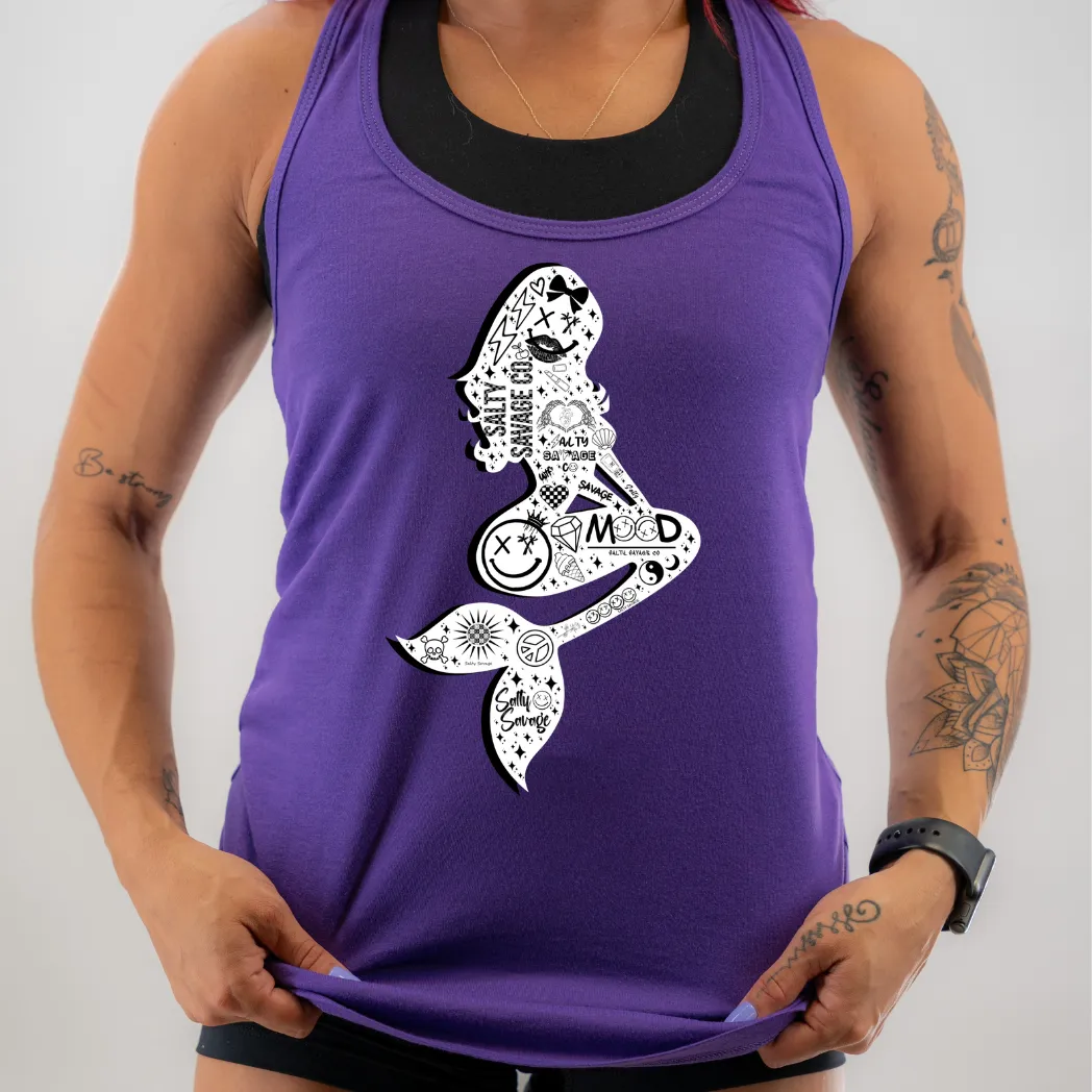 Ladies "Salty Siren" Racerback Tank