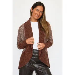 LD & Co Spice Curved  Hem Cardi