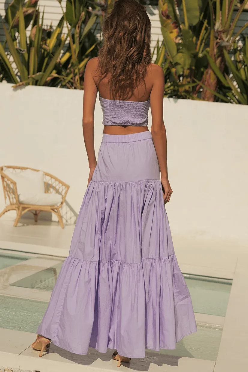 Leilani Maxi Skirt - Lavender