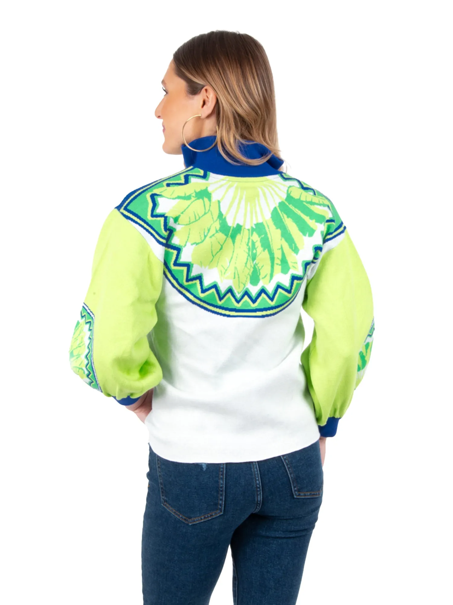 Lolli Sweater - Deco Palm